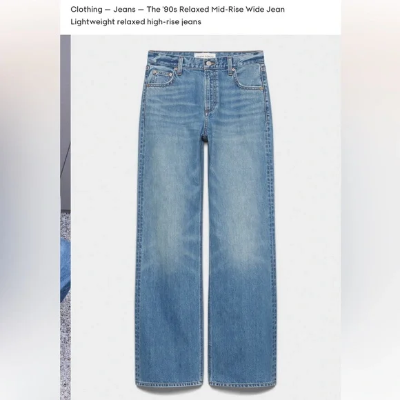 Aritzia Denim ForumThe '90s Relaxed Mid-Rise Wide Jeans - Picture 2 of 2